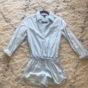 Denim romper